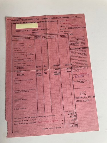 1940 regno italia avviso - regno, d'italia-avviso