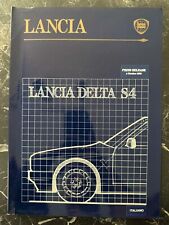 Lancia Delta S4 cartella stampa - Italiano 