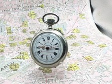 Rosskopf Pere Patent Orologio Tasca Stop Watch . Metallo . Brevets 24912 43346