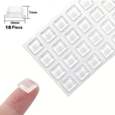 SET 18 GOMMINI TRASPARENTI