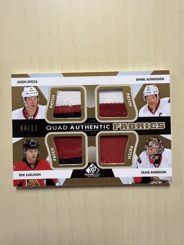 2012 game used spezza - used,