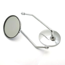 Coppia specchietti cromati - di,