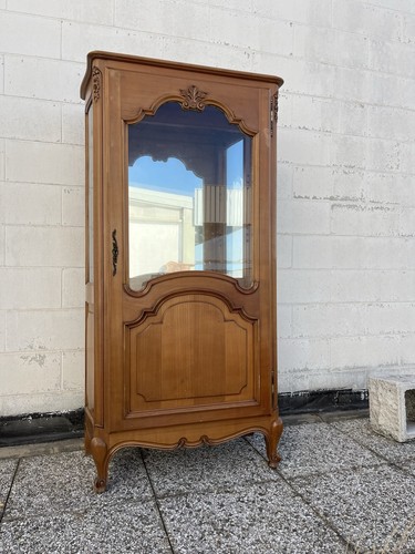 Vetrina rocaille ciliegio - vetrina,