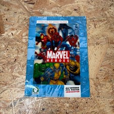 ALBUM DELLE FIGURINE MARVEL HEROES 2005 COMPLETO + POSTER