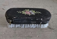 SPAZZOLA PER VESTITI VINTAGE CON CONTENITORE  SET CUCITO