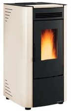 Stufa a pellet ventilata 5 stelle NORDICA EXTRAFLAME Ketty 5.0 avorio 6,5 kW