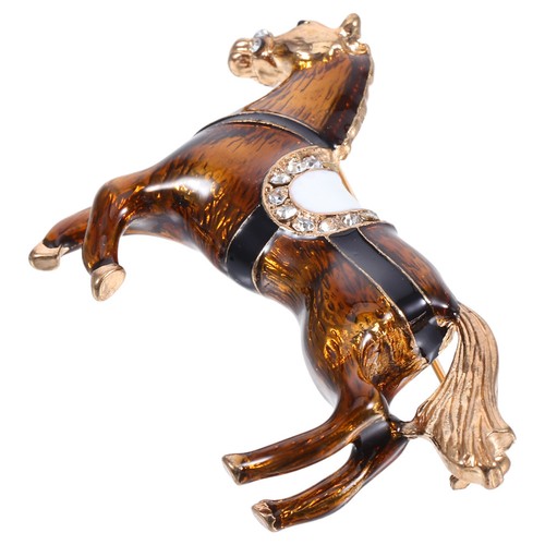 Spilla cavallo vintage - , dorata
