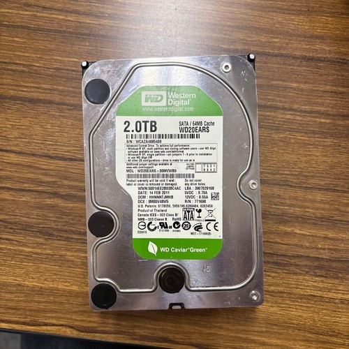 Western digital green 2tb hdd - green,