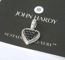 JOHN HARDY - Ciondolo classico cuore zaffiro nero - Splendido!