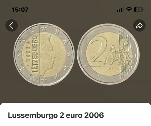 Euro letzebuerg 2002 moneta - letzebuerg,