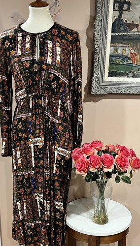 Abito midi manica lunga zara - abito,