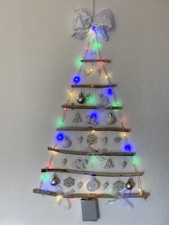 Albero di Natale White Horses 60x40cm LED Colors Idee regalo Natale