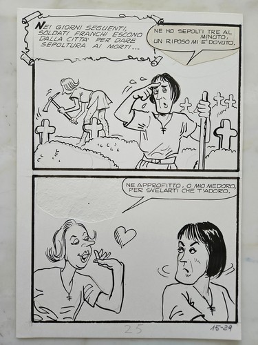 Milo manara tavola originale - milo,