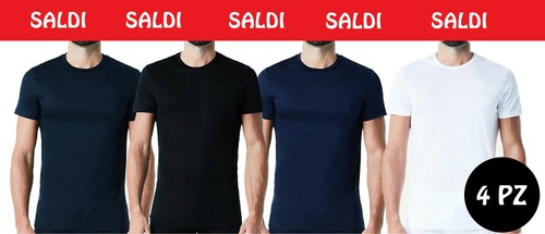 Maglia intima 4pz uomo cotone - intima,