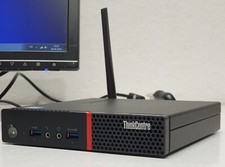 Lenovo ThinkCentre Mini PC 256 GB SSD 4 GB Windows 7 32 bit Pro WLAN COM RS 232 DP