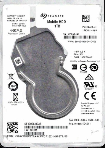 St1000lm035 1rk172 285 - 1rk172-285,, sdm1