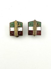  2 vintage pins PNF Partito Nazionale Fascista twins but different Exc+++