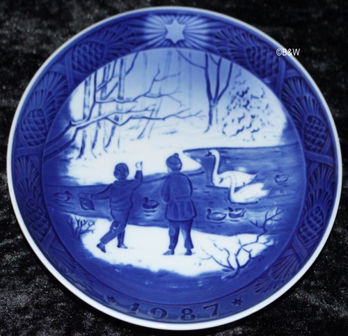 1987 royal copenhagen piatto - 1987,