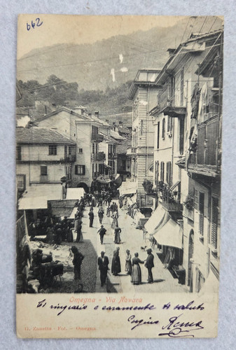 Postcard verbania omegna - postcard,