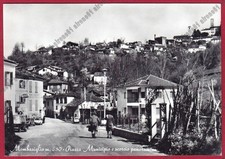 CUNEO MOMBASIGLIO 01 MUNICIPIO - DISTRIBUTORE BENZINA TOTAL Cartolina FOTOG 1982