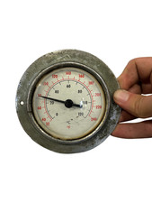 Termometro bimetallico analogico industriale con doppia scala °C/°F 