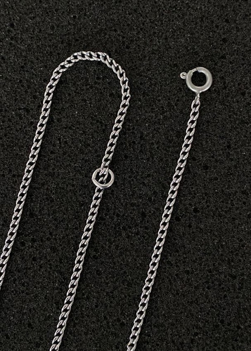 Collana catena sottile acciaio - collana,