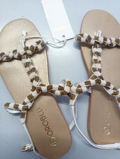 Sandalo Da Donna Oro Blu