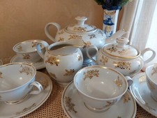 Servizio Da Te×6 Porcellana Thuringia Eisenberg  Anni 1950