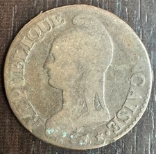 Direttorio 1795-1799 - 5 Centesimi Anno 5 Parigi