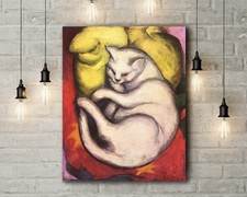Franz Marc: Gatto su cuscino