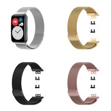 Cinturino braccialetto per Huawei Watch Fit MAGLIA MILANESE magnetico in metallo