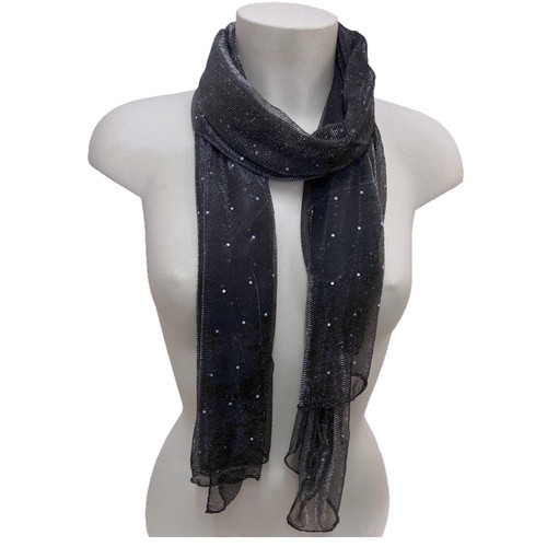 Sciarpa metallizzata glitter - metallizzata,
