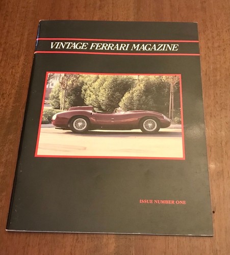 Vintage ferrari magazine - ferrari,