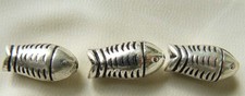 Perline pesce argento sterling