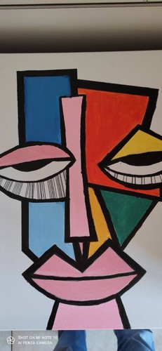 Quadro dipinto mano - a, acrilico