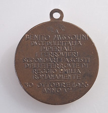 MEDAGLIA MILITARE FERROVIERI