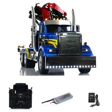 Rc Trattore Camion 6X6 Telaio in Metallo Rtr 56344 Modello per Tamiya 1/14 Con Suono