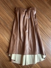 Gonna asimmetrica similpelle Motivi S/M