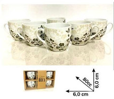 Set 6 Tazzine Tazze da Caffè