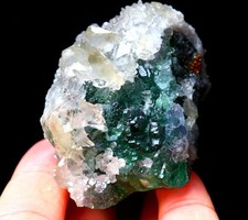 Natural Green Cube fluorite