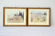 COPPIA DI VECCHIE STAMPE INCORNICIATE