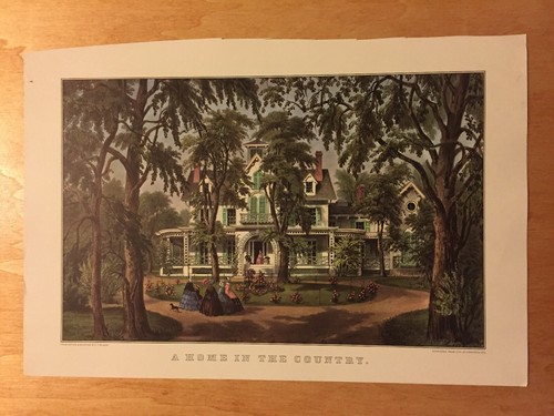 Currier ives una casa in - ives, "una