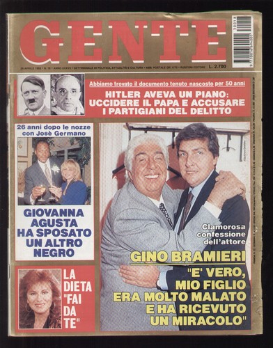 Gente 1993 franca rame - gente,