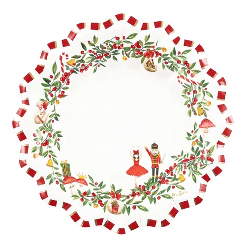 Piatti fondi rossi christmas - fondi,