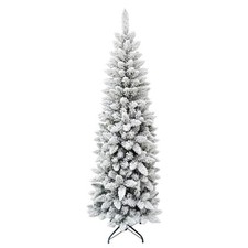 MAURY'S ALBERO DI NATALE EXTRA SLIM 210 CM INNEVATO