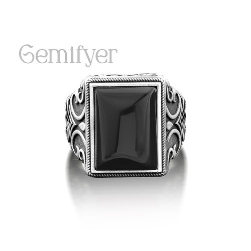 Anello western uomo - , argento