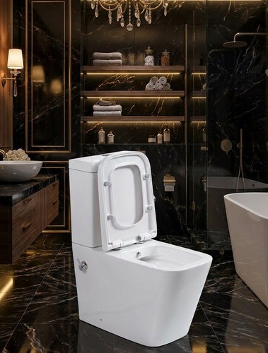 Bidet combinato quadrato - wc,