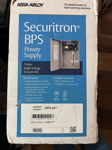 Securitron bps 1 - securitron, 12/24-1