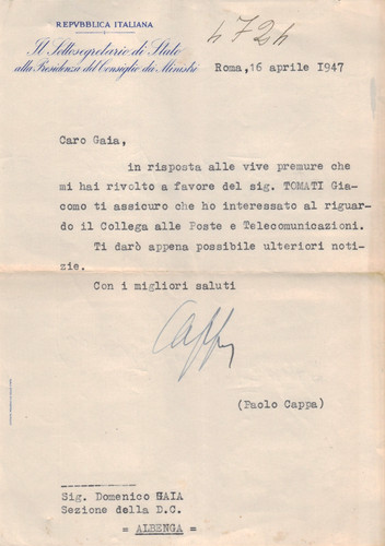 Roma apr 1947 lettera con - apr,