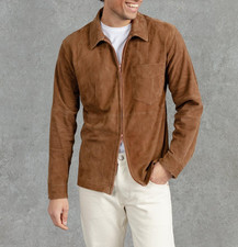 Giacca Pelle Marrone Cafe